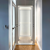 ascensore vetro trasparente