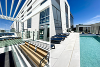 roof top accessibile grazie a elevatore a vano aperto opal