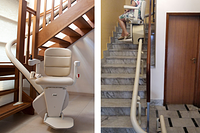 Montascale a poltroncina in condominio a Palmi  (Reggio Calabria) 