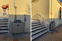 Servoscala per carrozzine esterno