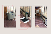 Montascale a Foggia per scala condominiale d’ingresso