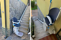 montascale rettilineo esterno