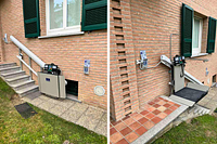 montascale a piattaforma rettilineo