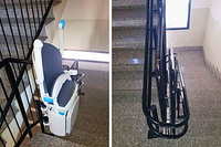 Montascale doppio tubo 4000