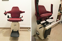 montascale a poltroncina curvilineo