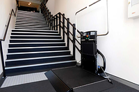 Montascale a pedana per interno