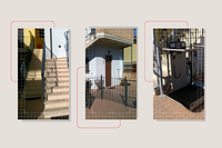 Montascale ad Ascoli Piceno per scala esterna