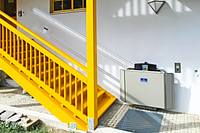 servoscala a piattaforma per esterno