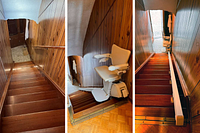 montascale rettilineo 1100 a poltroncian