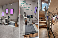 tre foto servoscala a piattaforma