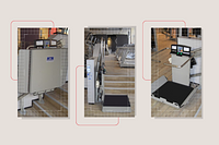 Montascale palestra Milano