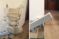 Montascale a poltroncina richiudibile