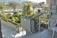 servoscala dritto per esterni