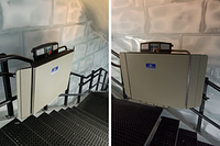 Servoscala a piattaforma artira, guida ral personalizzato