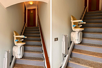 montascale rettilineo 1000 a poltrocina