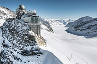 Jungfraujoch - servoscala a piattaforma Garaventa Lift