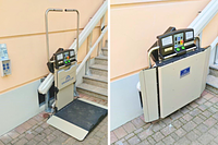 Servoscala a piattaforma - esterno