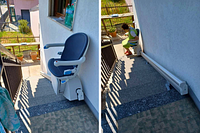 Montascale a poltroncina esterno