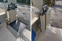 Servoscala a piattaforma da esterno a Bergamo