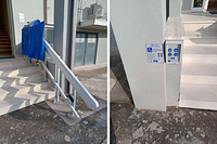 Servoscala a piattaforma rettilinea a Bergamo